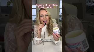 Reviewing Egyptian Magic Cream skincare skincarereview beauty moisturizer skindoctor [upl. by Suoiradal293]