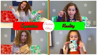 Christmas Time  Expectation vs Reality Haschak Sisters [upl. by Ylloj]