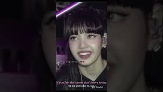 Blinks singing stay and Lisas message 🥰 blackpink blink lisa [upl. by Longawa]