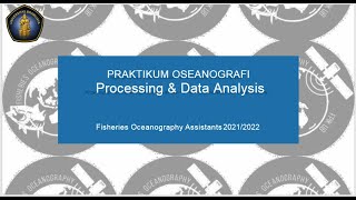 PRAKTIKUM 2  7 PROCESSING amp DATA ANALYSIS PART 1 [upl. by Snow166]