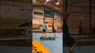 Handball skill youtubeshorts shorts handball answer player [upl. by Laurent429]