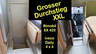 Bimobil EX 420  Durchstieg Wohnkabine zum Fahrerhaus XXL [upl. by Laersi780]