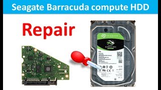 Seagate Barracuda compute ST8000DM003 100802503 PCB repair hard drive data recovery [upl. by Pessa65]