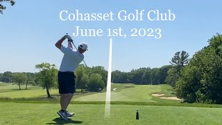 Cohasset Golf Club  Front 9  White Tees  Season 2  Vlog 3 golf golfvlog shottracer [upl. by Elfrida]