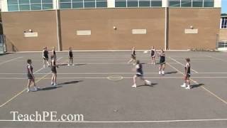 Netball Drill  Group Play  The Chest Pass [upl. by Ettelorahc]