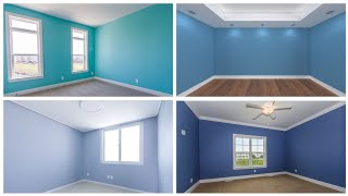 light Blue Color Combination for Walls  Wall Painting Design Ideas  Sky Blue Colour Combination [upl. by Labors116]