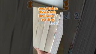 POPULAIRE BOOKTOK BOEKEN GELEZEN amp RATEN  DEEL 2 ⭐️📗 booktok boeken rating wrapup [upl. by Doss]