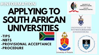 Applying to universities in south Africa [upl. by Ailak]