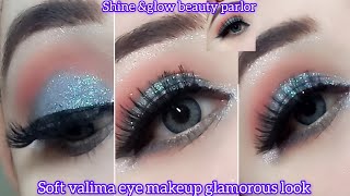 valima eye makeup tutorial step by step Glamorous look bridal eyes makeup  easy eyemakeuptutorial [upl. by Tremaine]