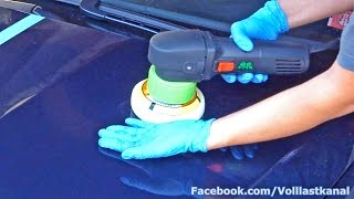 AUTO POLIEREN mit EXZENTER POLIERMASCHINE  KOCH CHEMIE SYSTEM Anleitung  How To Polish a Car [upl. by Nowad232]