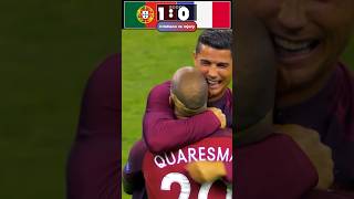 Cristiano Ronaldos Historic Moment France vs Portugal Euro 2016 Final Highlights [upl. by Zelle]