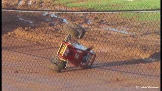 Australian Wingless Sprint Title Crashes [upl. by Spracklen]