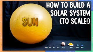 How To Build A Solar System To Scale  Get On It  BBC Earth Kids [upl. by Animsay]