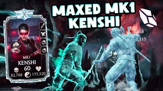 MK Mobile FULLY MAXED MK1 Kenshi Gameplay This Guy DOMINATES [upl. by Rhetta]