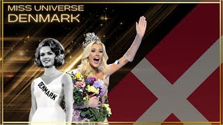 EVERY PLACEMENT 19522024  Miss Universe Denmark [upl. by Einnij89]