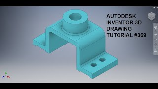 Autodesk Inventor 3d drawing tutorial for Beginners  Inventor 3d Drawing tutorials  3d Cad Basic [upl. by Enailil]