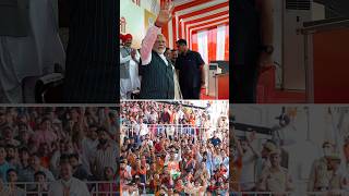 PM Modi receives a spirited welcome in Doda Jammu amp Kashmir  shorts [upl. by Vaughn]