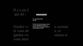 Dicton Arabe qui dit  youtube ytshorts shorts short motivation citation quotes viral fyp [upl. by Weisburgh]