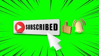 YouTube like subscribe bell icon buttons green screen  End Screen [upl. by Neeluqcaj45]