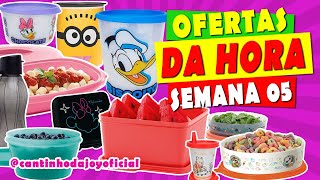 OFERTAS da HORA Atualizadas Semana 05 Vitrine 022024 tupperware  Joyce Sampaio [upl. by Ahsial]