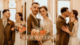 Our Simple Wedding in North Carolina  Snow in March [upl. by Rem784]