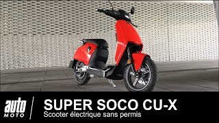 Super Soco CUX ESSAI Scooter électrique approuvé Ducati [upl. by Aeirdna307]