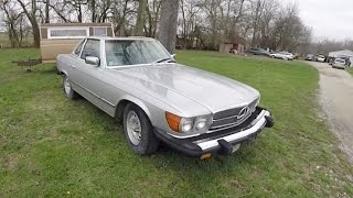 1977 Mercedes Benz 450SL R107 Hardtop RoadsterWalkAround VideoInDepth Review [upl. by Oniratac614]