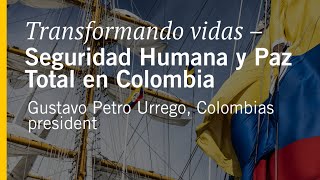 Colombias president Gustavo Petro Orrego besöker FBA [upl. by Enylcaj]