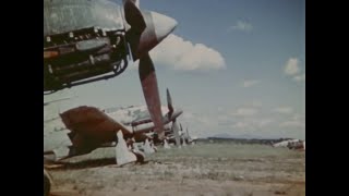 Captured Metabaru Airfield and Troops Returning From Korea to Japan 1945  Original Color Footage [upl. by Ragouzis70]