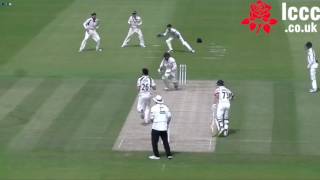 Haseeb Hameed hits 89 at Lords against Middlesex [upl. by Lrub]