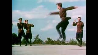 Russian Soldiers Dancing to Moskau English Version [upl. by Klingel]