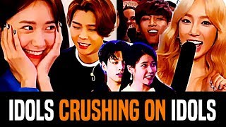 Kpop Idols Who Have Crushes On Other Idols New Generation [upl. by Merari]