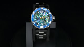 Audaz Ocean Raider Abalone Dial Mens Diver Automatic Watch 45mm ADZ206006 [upl. by Haerb443]