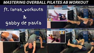 60 Yr Old Masters Overball Pilates AB Workout [upl. by Atinoj586]