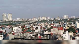 Hanoi View from SKYLINE Rooftop of the Old Quarter Tirant Hotel Vietnam 17 Nov 2022 [upl. by Cos479]