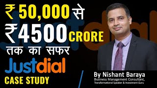 50000 Rs से 4500 Crore तक का सफर  VSS Mani  Justdial Case Study By Nishant Baraya [upl. by Thane412]