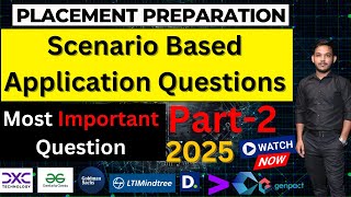 Scenario Based Application Questions Part2 question [upl. by Ahtrim]