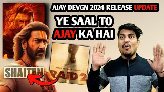 Ajay Devgn Shocking 2024 Movie List  Raid 2  Shaitaan Update  Singham Again Update ajaydevgan [upl. by Akemehc622]