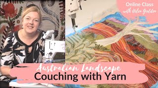 Learn to Couch with Yarn using the Handi Quilter Couching Foot Online Clas [upl. by Zillah]