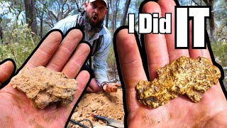 MONSTER MULTIPLE OUNCE GOLD NUGGET FOUND BY AUSTRALIAN PROSPECTOR IT FINALLY HAPPENED [upl. by Lief183]