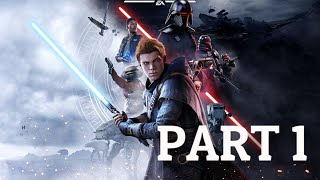 Star Wars Jedi Fallen Order  Part 1  Beginning of the Last Jedis Journey  1080p 60FPS HDR [upl. by Nednil268]