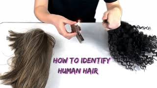 7How to identify virgin human hair [upl. by Eelanaj]