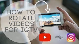 How to upload horizontal videos on IGTV GROW YOUR INSTAGRAM by using widescreen videos 2019 [upl. by Averil964]