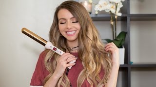 LANGE Curling Wand Review  Hair Tutorial [upl. by Dagny]