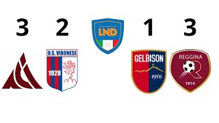 ACIREALEVIBONESE 32 E GELBISONREGGINA 13  MERCOLEDÌ INTENSO TRA SERIE D E COPPA ITALIA [upl. by Maryl]