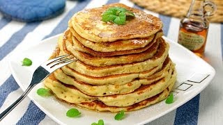 Amerykańskie naleśniki  Pancakes  SmacznePrzepisyTV [upl. by Alejoa684]