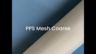 PPS Mesh Coarse 20T Electrolysis Chemical Resistance Polyphenylene Sulfide Net [upl. by Nonek]