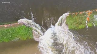 Mississippi River breaches levee in Missouri [upl. by Daile323]