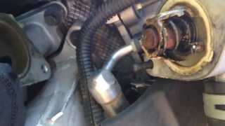 DIY how to replace thermostat on dodge neon srt4 [upl. by Gazzo732]