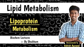 Lipoprotein Metabolism Chylomicrons Lipid Metabolism  Biochemistry Lectures [upl. by Issac551]